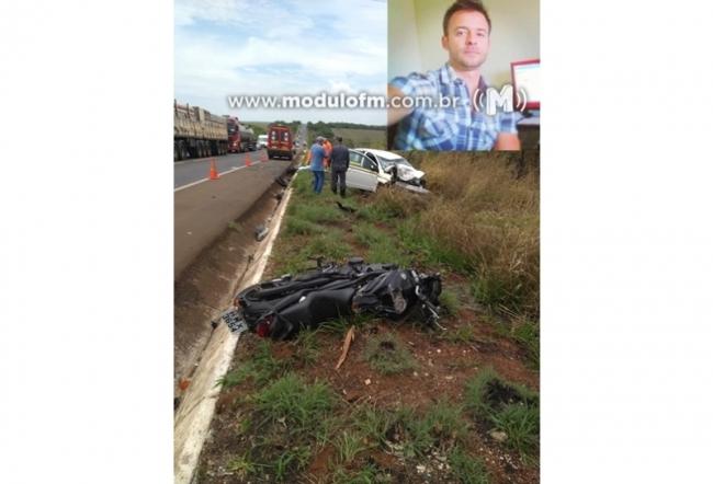 Empresário patrocinense morre em grave acidente na BR-365 próximo a Indianópolis