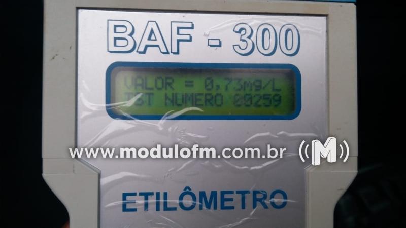 Motociclista se envolve em acidente e é preso por embriaguez no Pronto Socorro