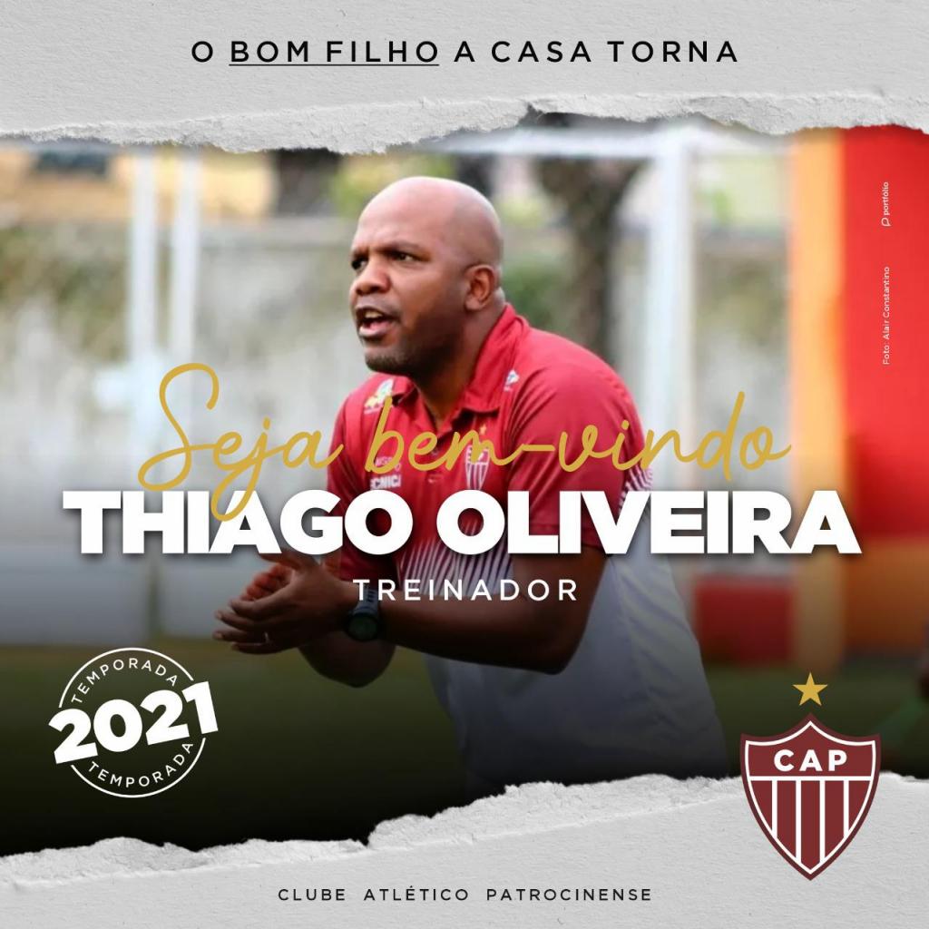 Thiago Oliveira é anunciado como treinador do CAP para...