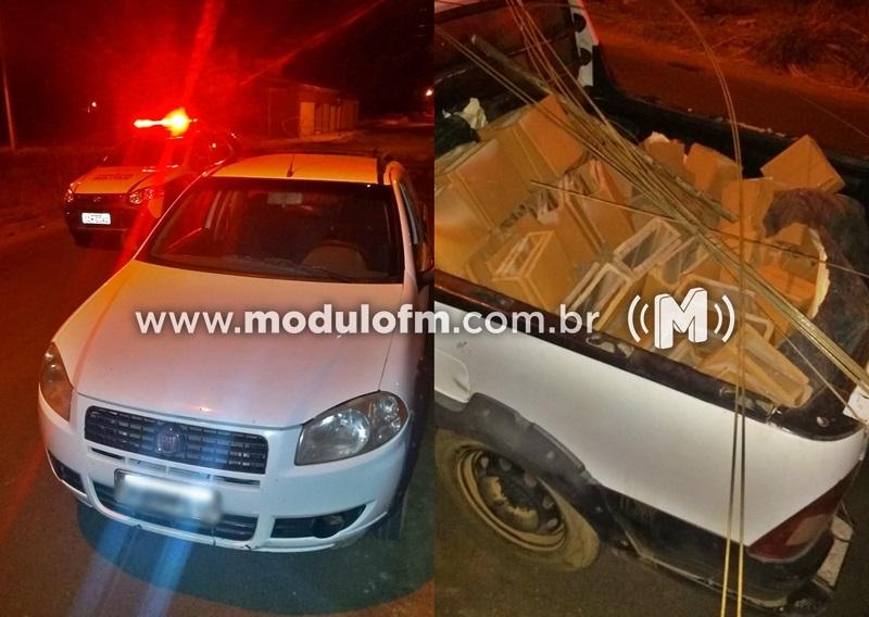 Idoso é preso em flagrante após furtar materiais de...