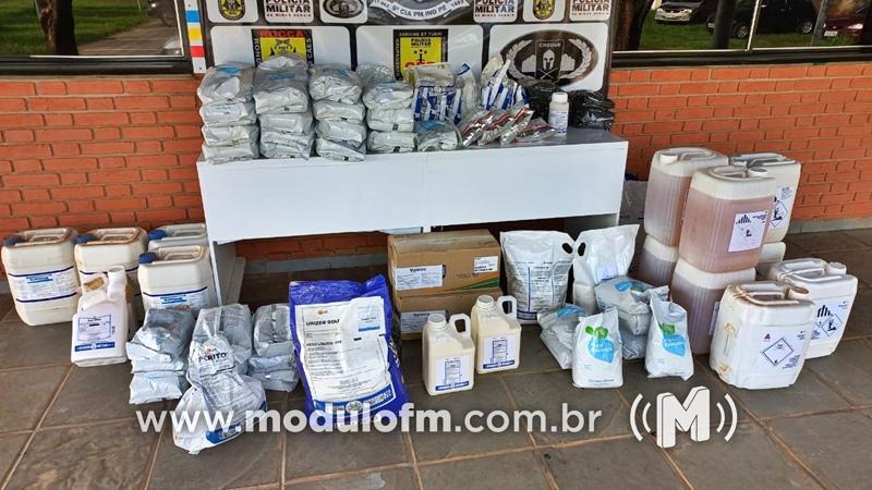 Materiais furtados em Patrocínio são recuperados em Uberlândia e três homens são presos