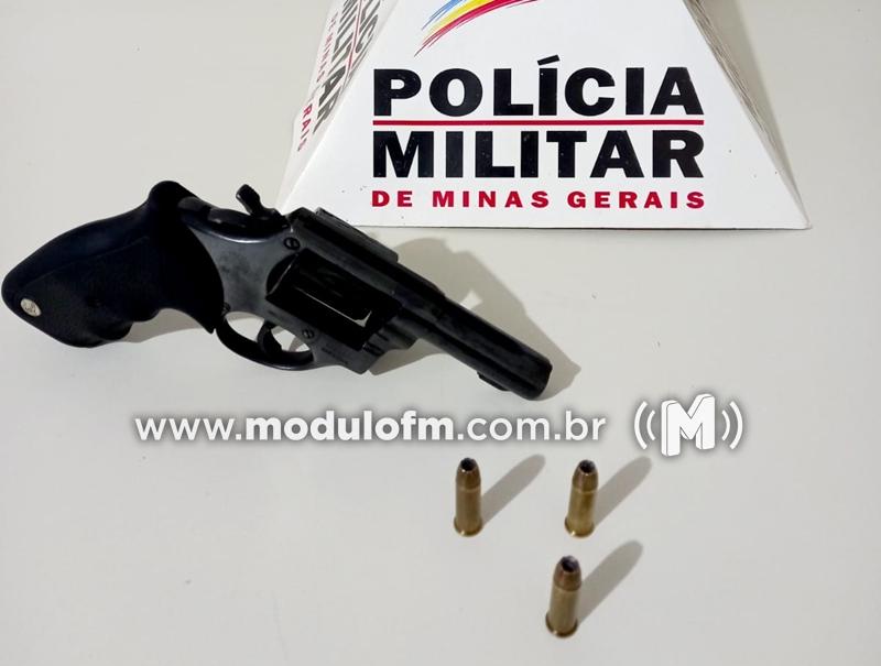 Indivíduo armado é preso durante abordagem em Guimarânia
