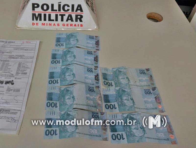 Durante ação policial, Polícia Militar apreende cédulas falsas e...