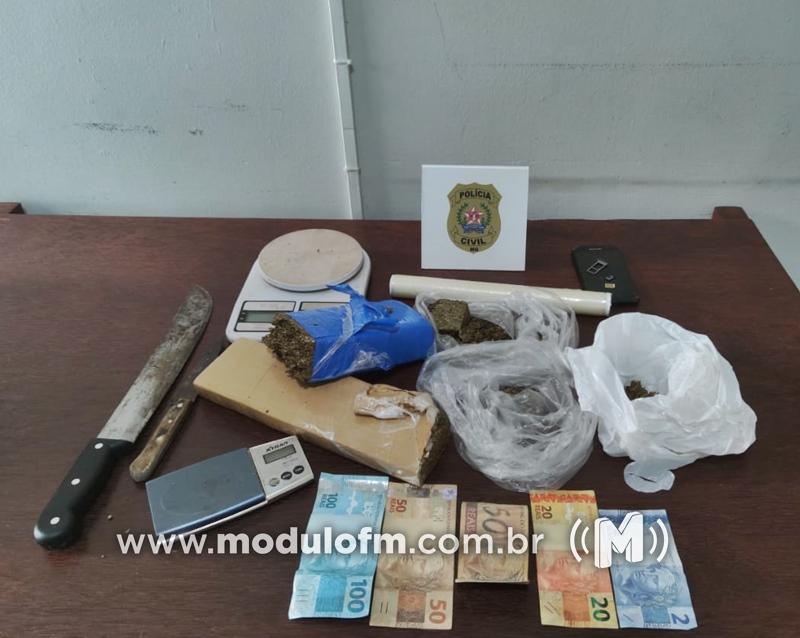 Homem é preso por extorsão e tráfico de drogas em Patrocínio