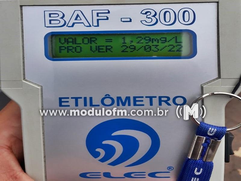 Mulher é presa por dirigir embriagada na MG-230