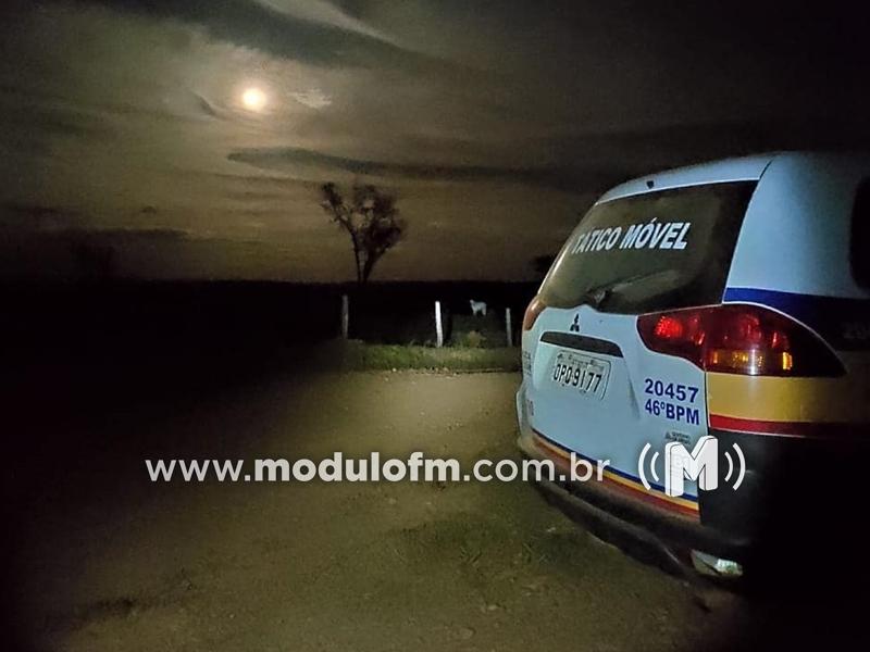 Segurança é baleado durante possível roubo em fazenda na região de Moreiras
