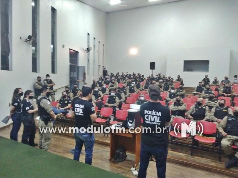 Imagem 3 do post Operação contra o tráfico de drogas  mobiliza helicóptero e vários policiais  na região