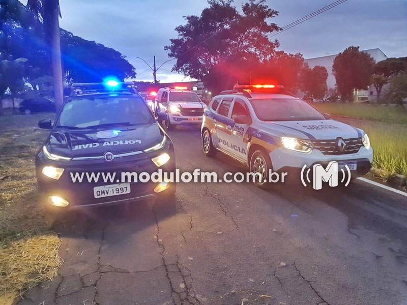 Imagem 1 do post Operação contra o tráfico de drogas  mobiliza helicóptero e vários policiais  na região