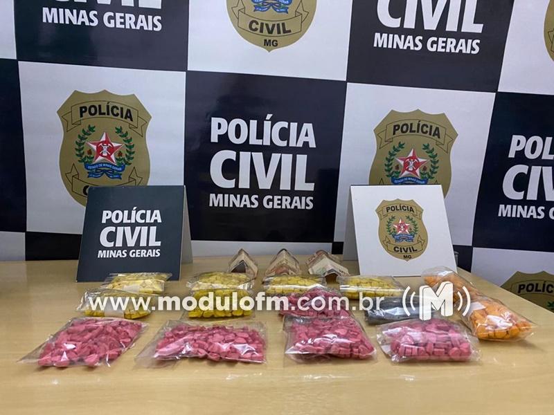 Polícia apreende mais de mil comprimidos de ecstasy
