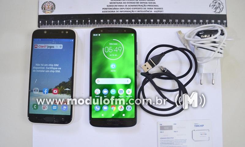 Celulares e chip telefônico são encontrados durante manutenção na...