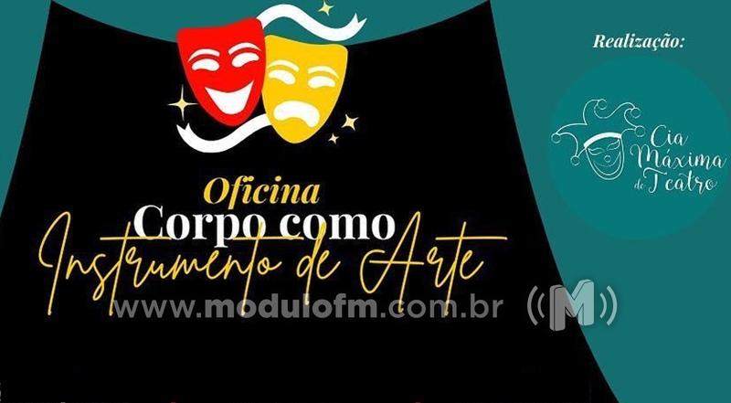 Cia Máxima de Teatro realizará a Oficina “Corpo como...
