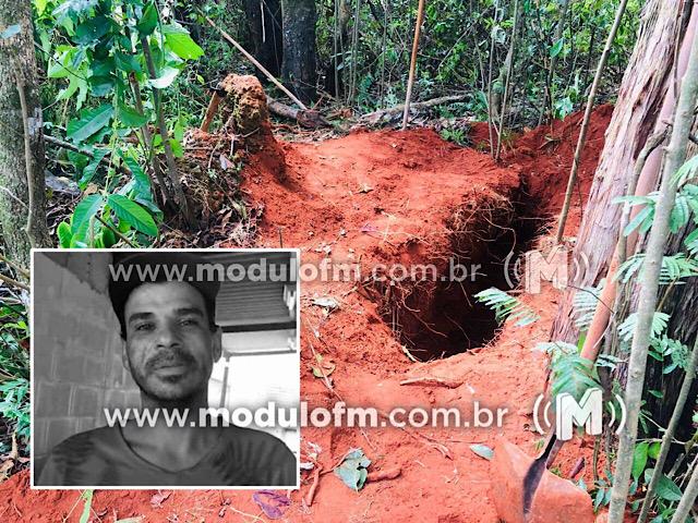 Homem é morto a tiros e enterrado em cova...
