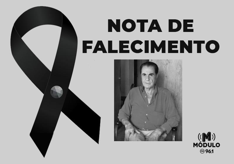 Nota de falecimento Sr. Valdir Marques de Morais (Valdir...