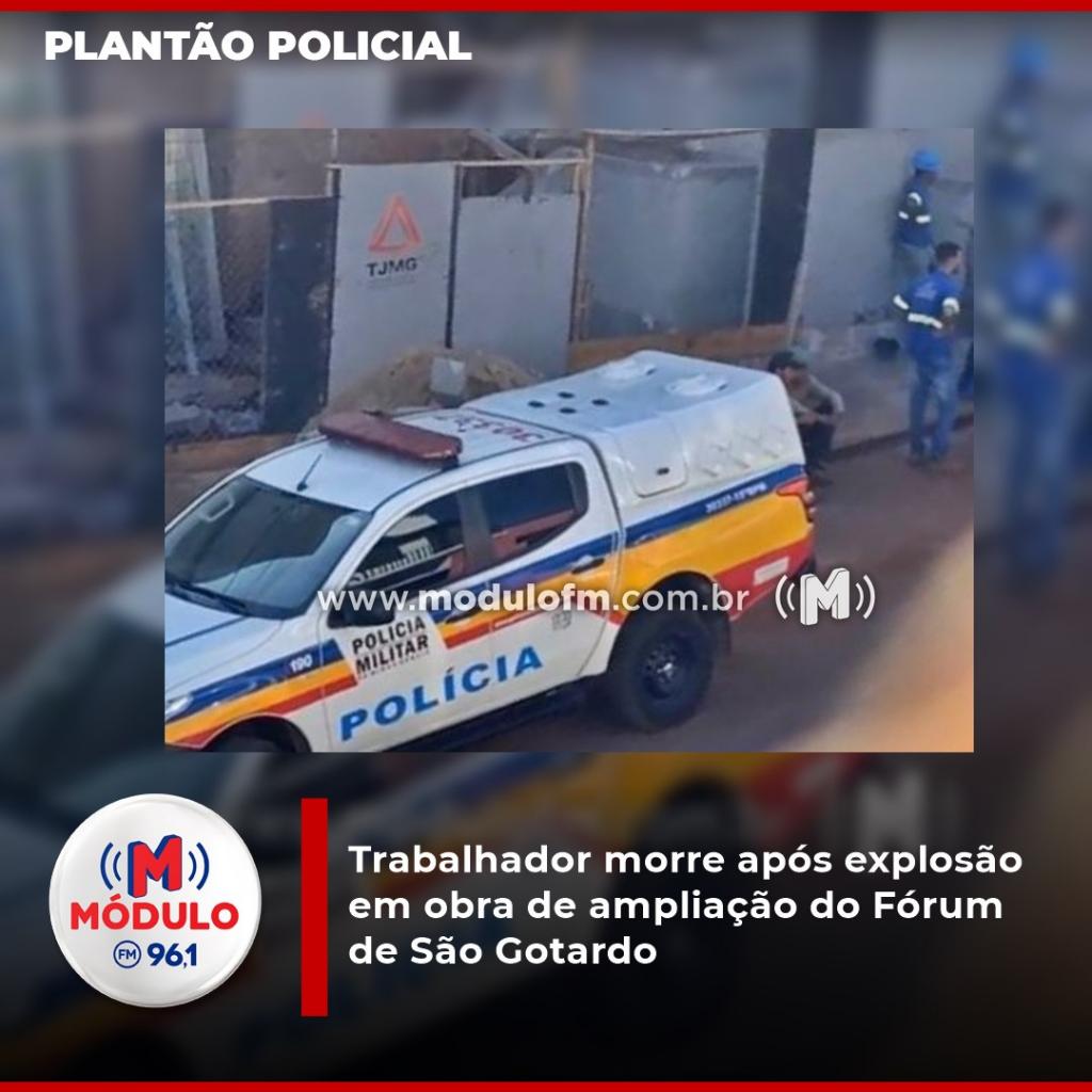 Veja o vídeo: Trabalhador morre após explosão em obra...