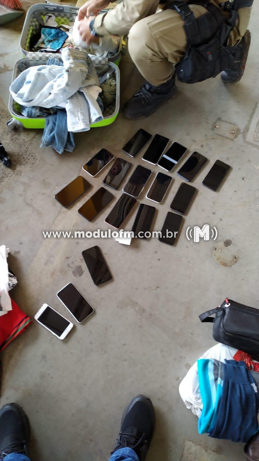 Imagem 3 do post Quadrilha especializada em furto de celular é presa em Santa Catarina e aparelhos furtados durante show de Gustavo Lima em Patrocínio são recuperados