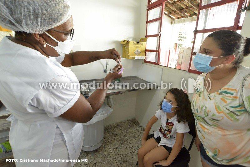70% do público infantil de Minas Gerais está vacinado contra covid com a primeira dose