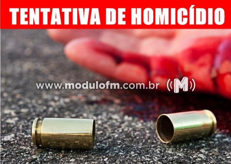 Homem sofre tentativa de homicídio e é baleado no...
