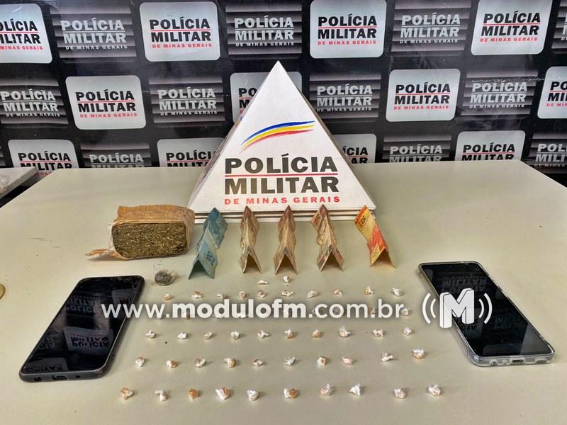 Adolescente conhecido no meio policial é flagrado com drogas no bairro Santo Antônio