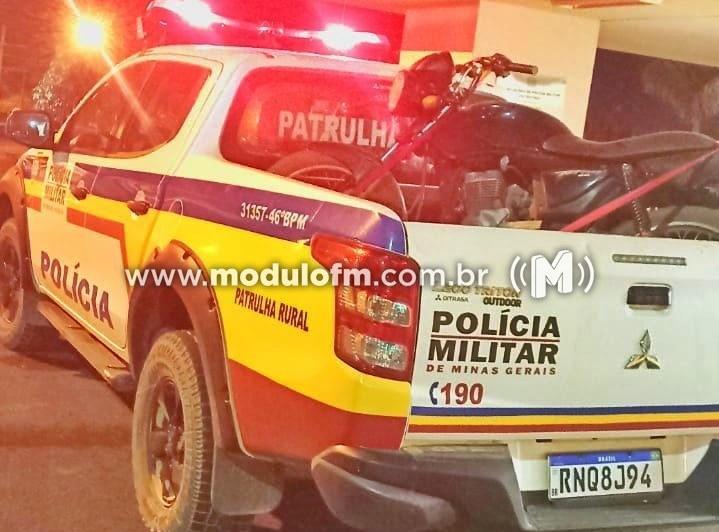 Receptador é preso em Greenvile e polícia recupera motocicleta furtada em Araguari