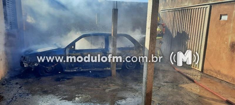 Criança especial de 9 anos é salva de carro em chamas no bairro Jardim Sul