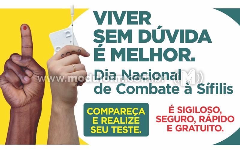 Governo Municipal fará testes rápidos de Sífilis e outras...