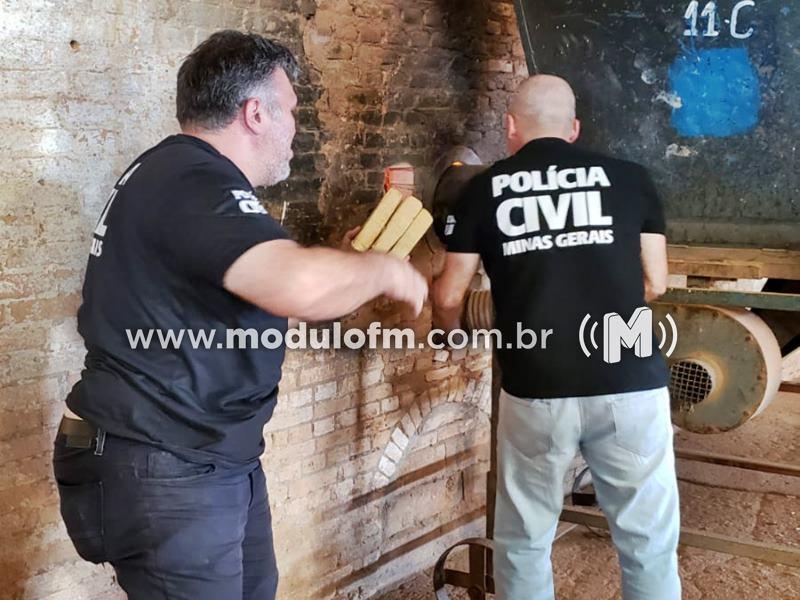 Quase 300 kg de drogas são incineradas em Monte Carmelo
