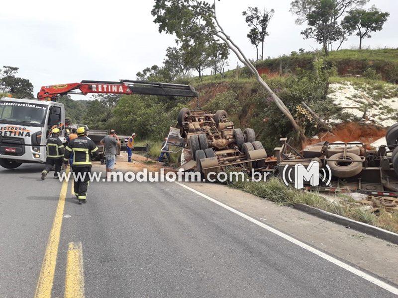 Imagem 1 do post Jovem patrocinense morre em acidente ao desviar de ciclista e tombar carreta na BR-354 em Formiga