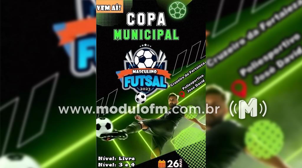 Copa Municipal de Futsal Masculino será realizada neste mês...