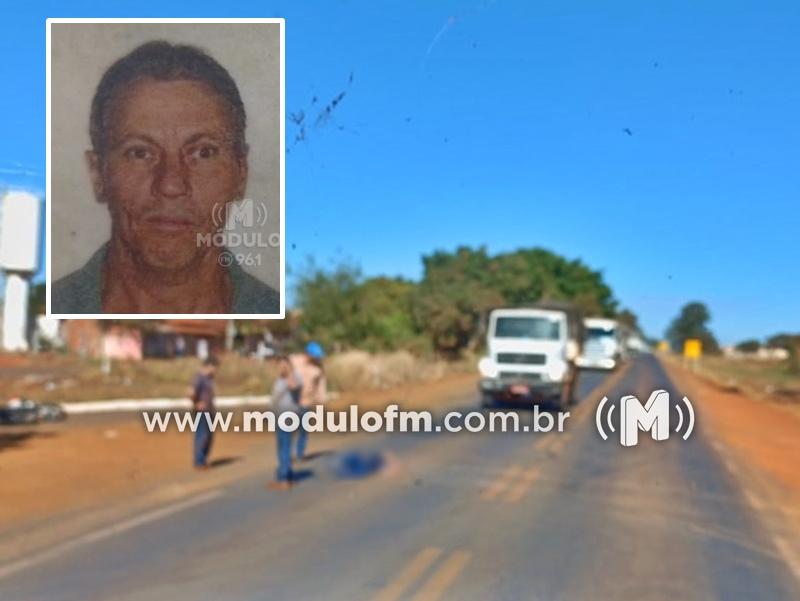 Motociclista morre após colisão com veículo na MG-190 em Monte Carmelo