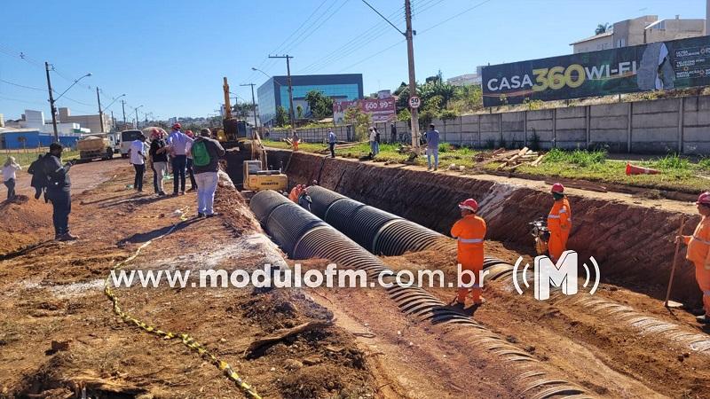 Prefeitura realiza visita técnica e apresenta andamento de obras...