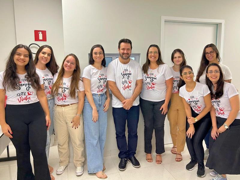 Pace Hemominas de Patrocínio recebe doação de sangue de...