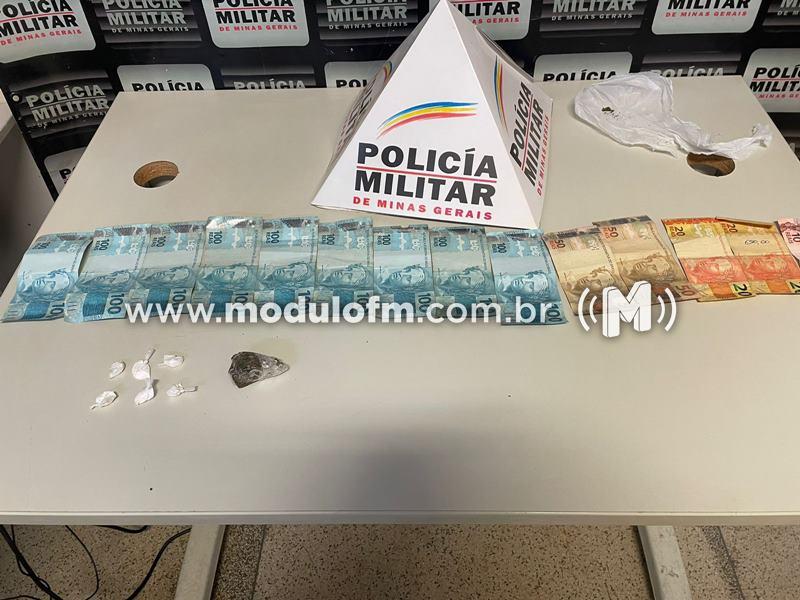 Jovem de 18 anos é preso com drogas e...