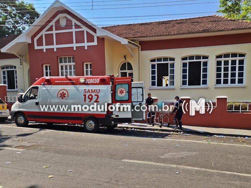 Mulher passa mal durante votação e é socorrida pelo...