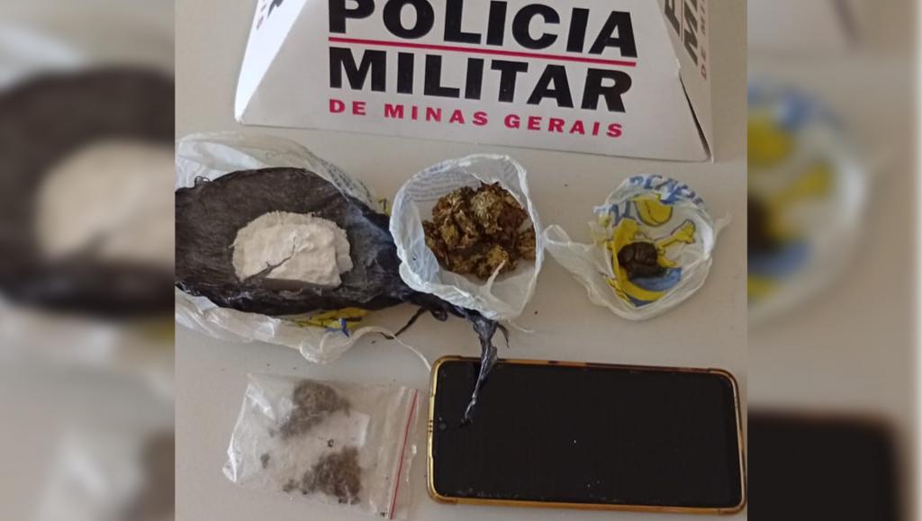Menor é apreendido e homem preso por tráfico de drogas em estrada vicinal de Cruzeiro da Fortaleza