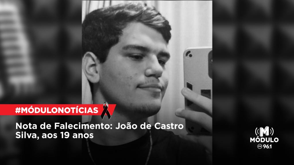 Nota de Falecimento: João de Castro Silva, aos 19...