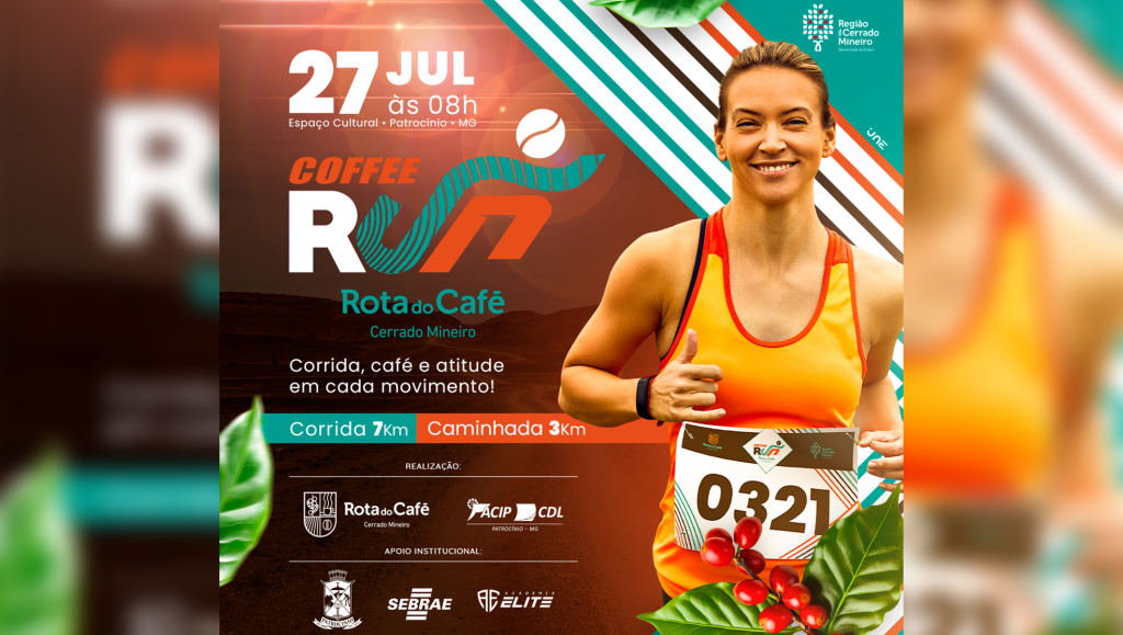 1ª Coffee Run será neste domingo com renda revertida ao Hospital do Câncer de Patrocínio