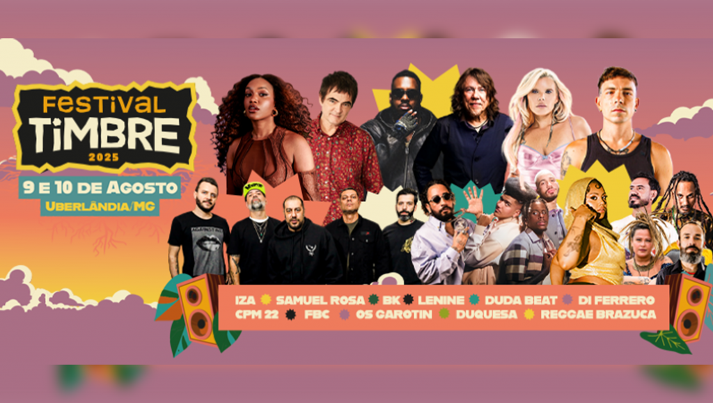 Festival Timbre 2025 divulga programação completa com foco em diversidade musical e acessibilidade