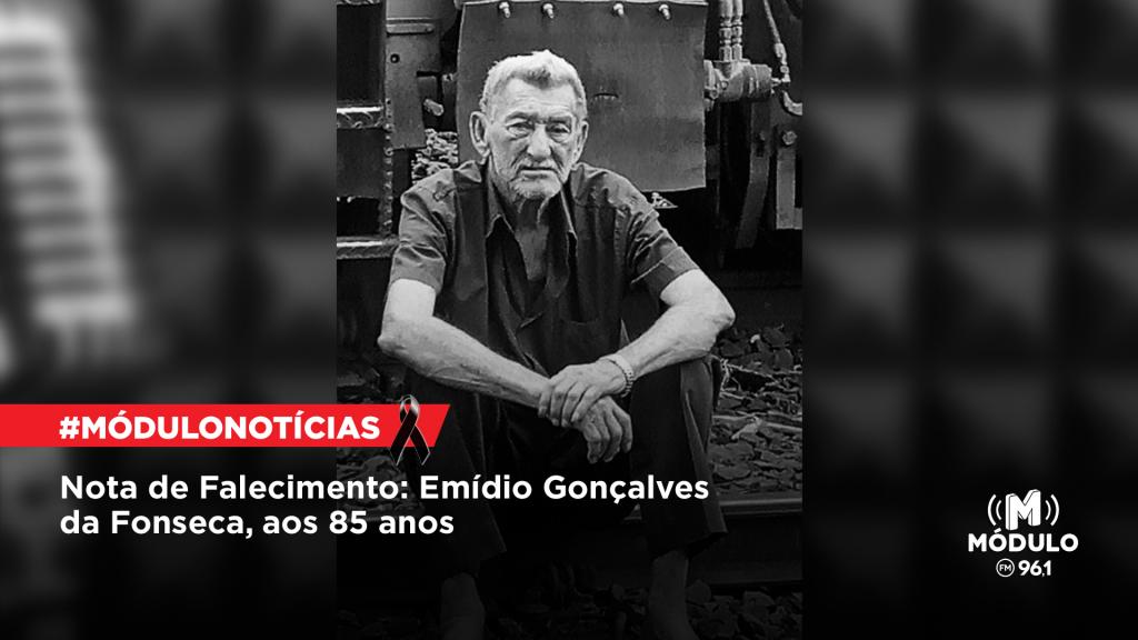 Nota de Falecimento: Emídio Gonçalves da Fonseca, aos 85 anos