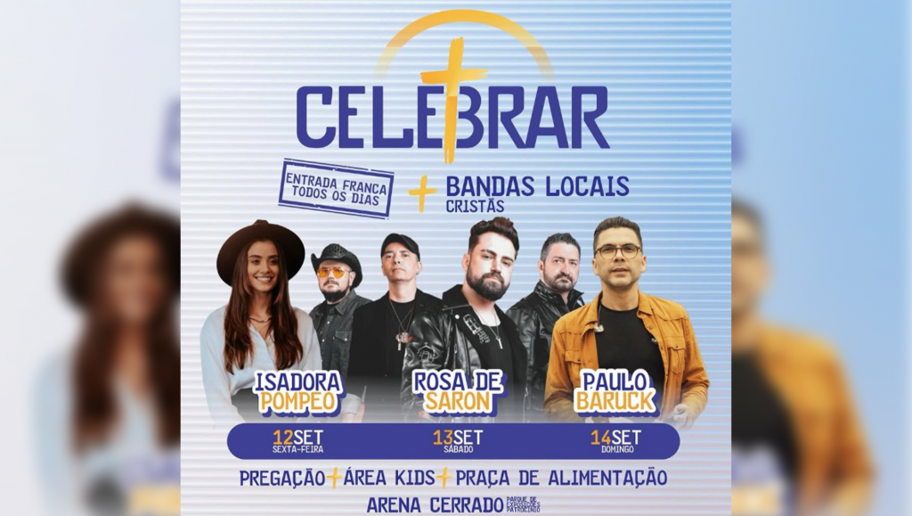 1ª edição do evento Celebrar tem início no dia...