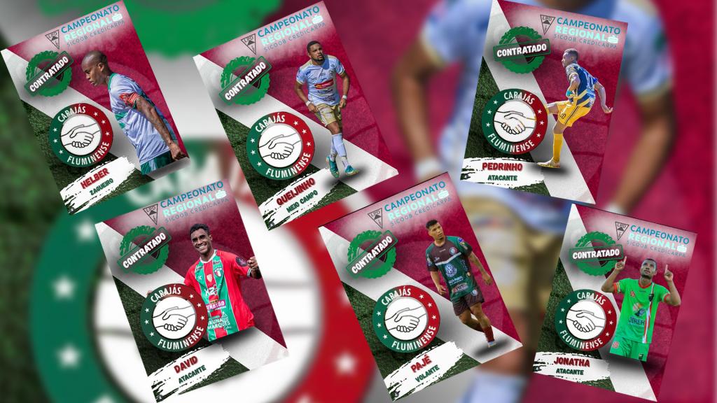 Carajás/Fluminense anuncia pacotão de reforços para o Campeonato Regional; neste sábado, tricolor joga em Patos de Minas