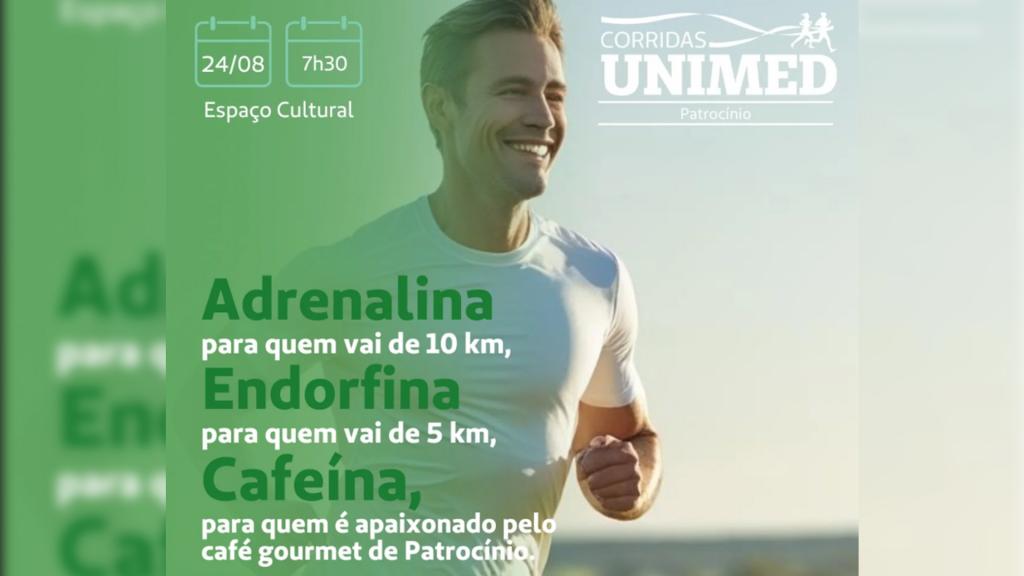 Patrocínio recebe etapa da Corridas Unimed no dia 24 de agosto
