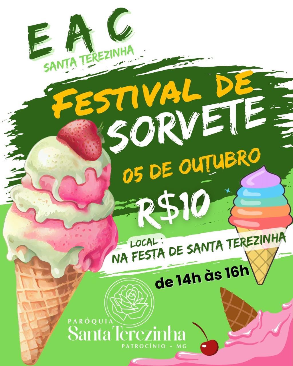 EAC da Paróquia Santa Terezinha realiza Festival de Sorvete...