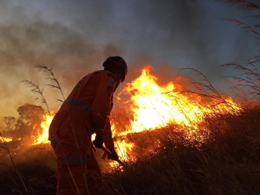 Incêndio destrói 20 hectares de reserva ambiental em Patrocínio...