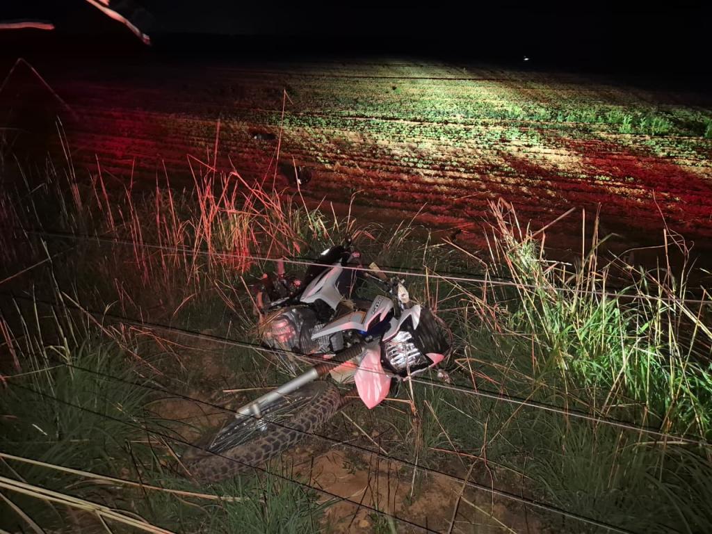 Motocicleta furtada é recuperada após perseguição entre Coromandel e...