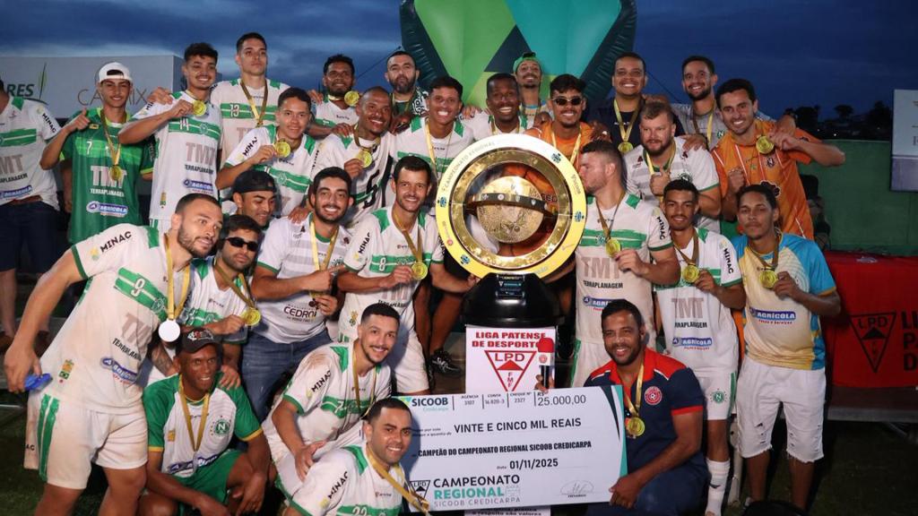 Nacional de Serra do Salitre vence novamente o Sparta de São Gotardo e conquista o Campeonato Regional