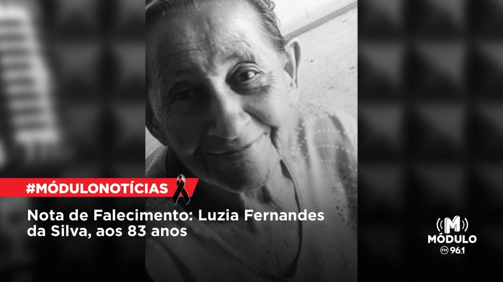 Nota de falecimento: Luzia Fernandes da Silva, aos 83 anos