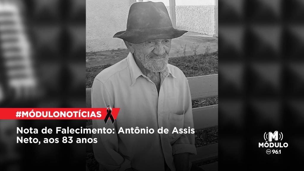 Nota de Falecimento: Antônio de Assis Neto, aos 83 anos