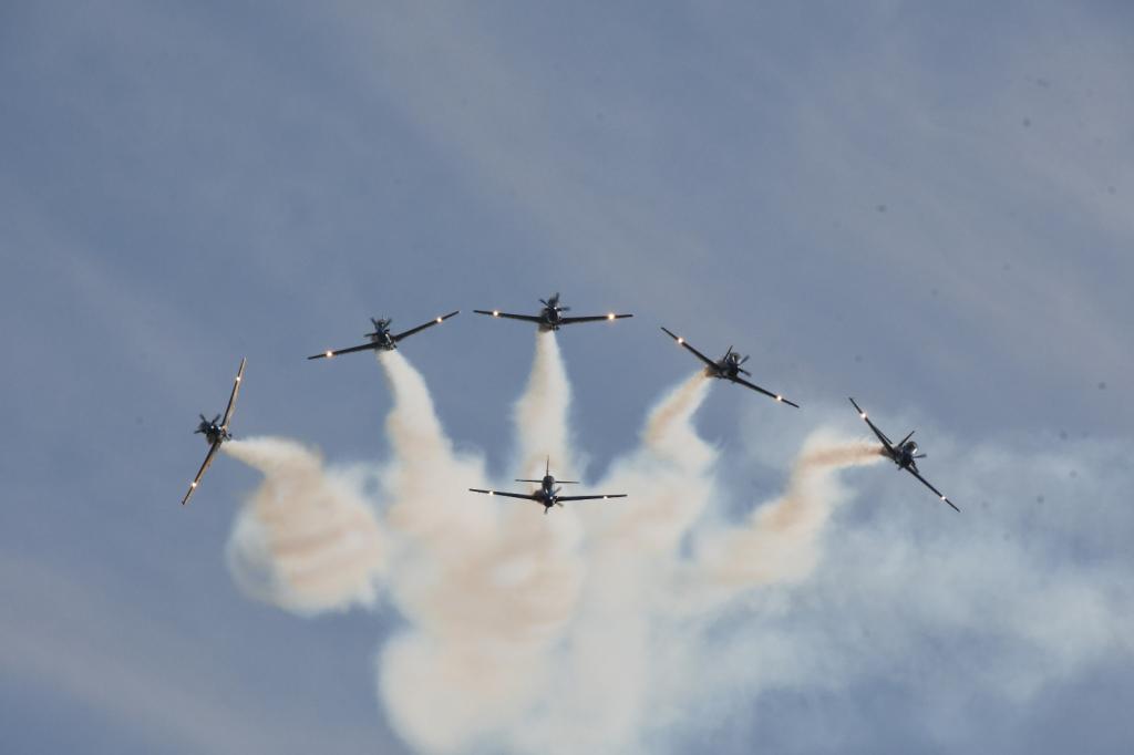 Local definido: apresentação da Esquadrilha da Fumaça será próxima...