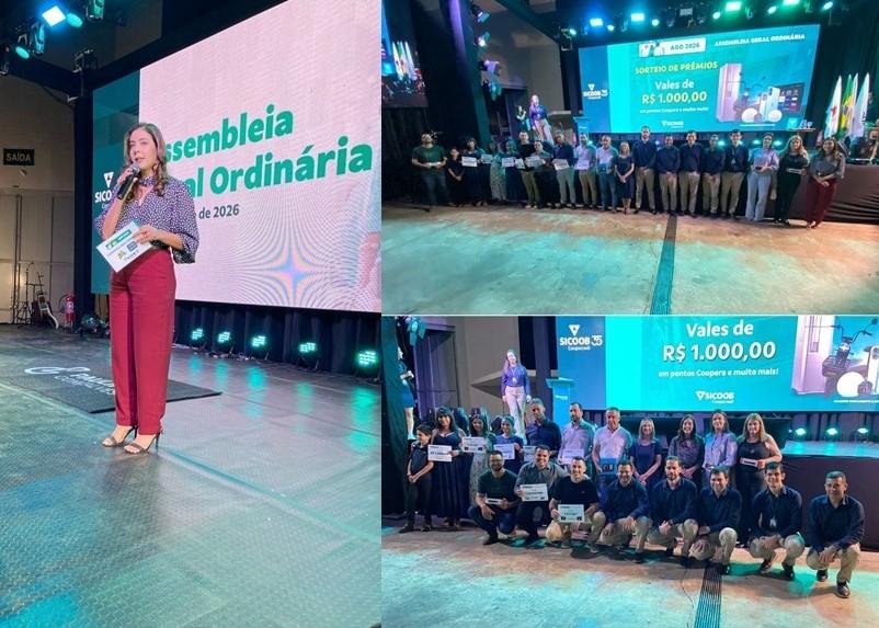 AGO do Sicoob Coopacredi reúne grande público, aprova pauta e anuncia investimentos