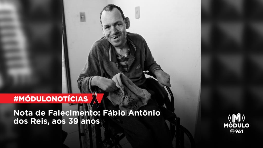 Nota de Falecimento: Fábio Antônio dos Reis, aos 39...